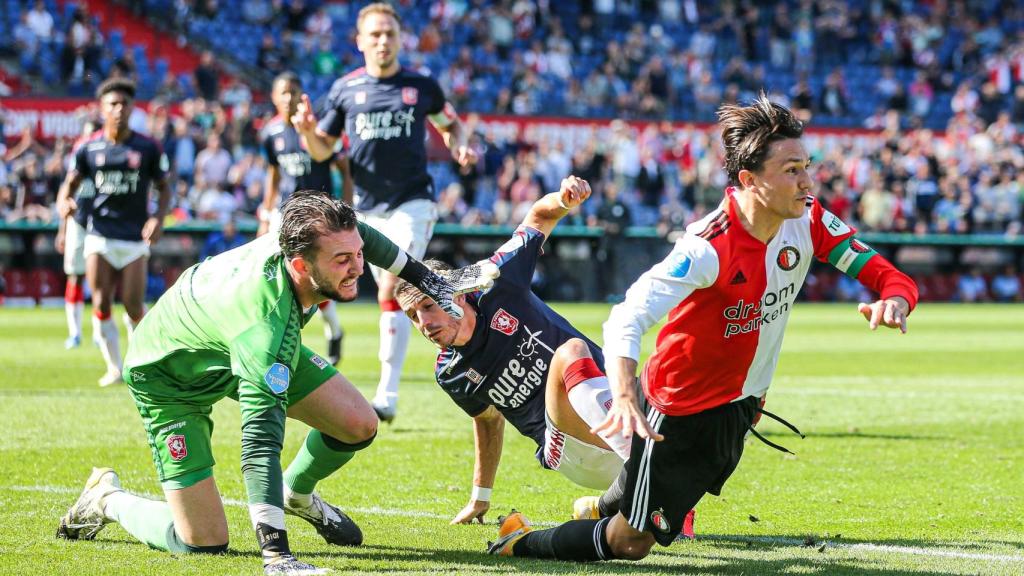 Imagen del partido entre el Feyenoord y el Twente