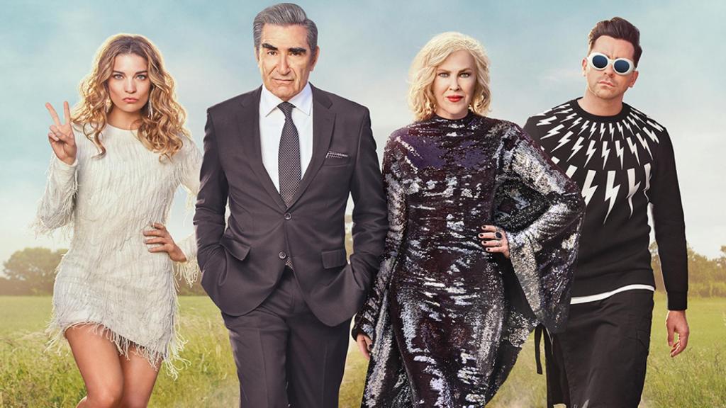 El reparto de 'Schitt's Creek'.