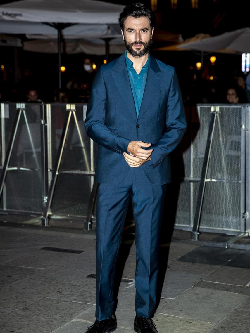 Javier Rey, en el festival de cine de San Sebastián.