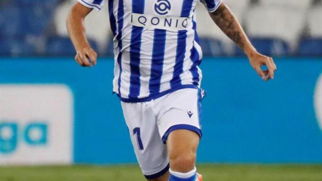 David Silva, en el Real Sociedad - Real Madrid de la jornada 2 de La Liga