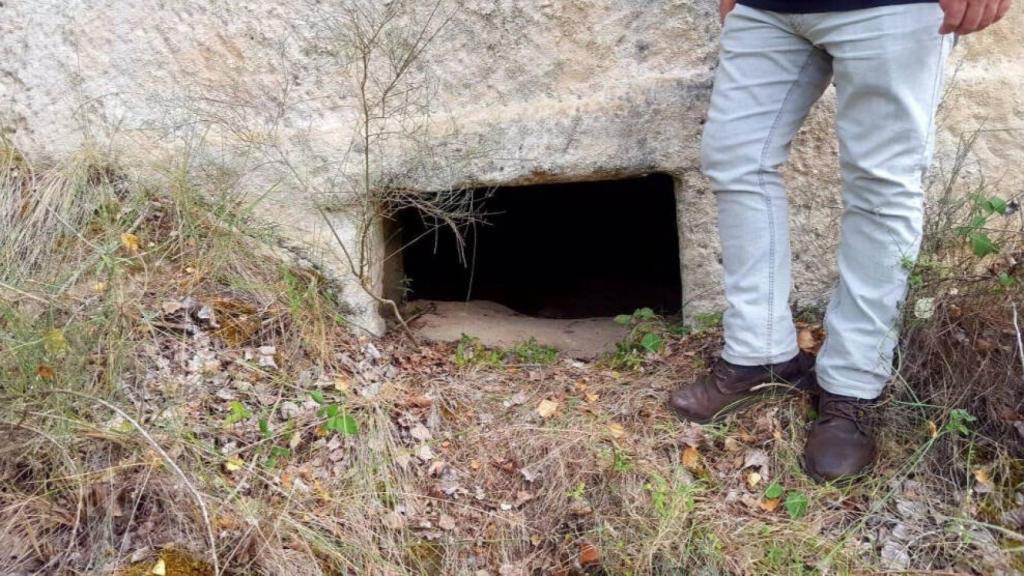 Eremitorio medieval hallado en la localidad guadalajareña de Pareja. Foto: Ayuntamiento