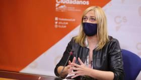 Carmen Picazo, en rueda de prensa