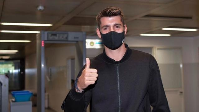 Álvaro Morata llega a Turín para fichar por la Juventus