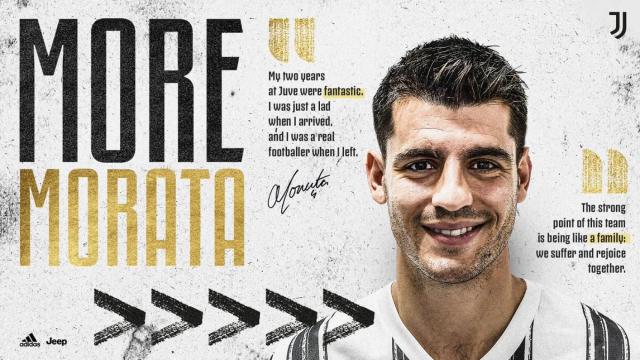 Álvaro Morata, nuevo jugador de la Juventus de Turín