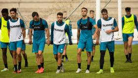 Imagen de un entrenamiento del Albacete Balompié