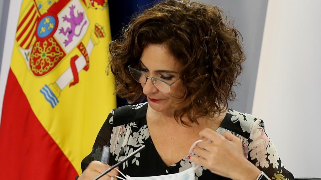 María Jesús Montero, en la rueda de prensa posterior al Consejo de Ministros.