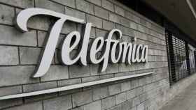 El logo de Telefónica en una imagen de archivo
