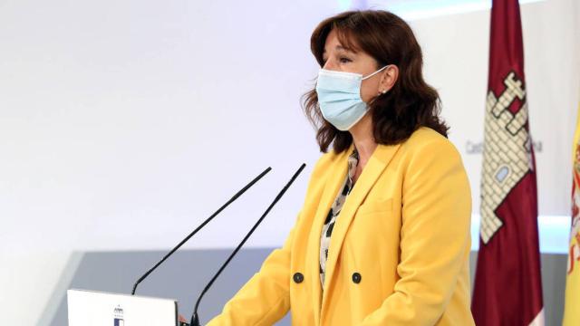 Blanca Fernández, portavoz del Gobierno de Castilla-La Mancha. Foto: Ó. HUERTAS.