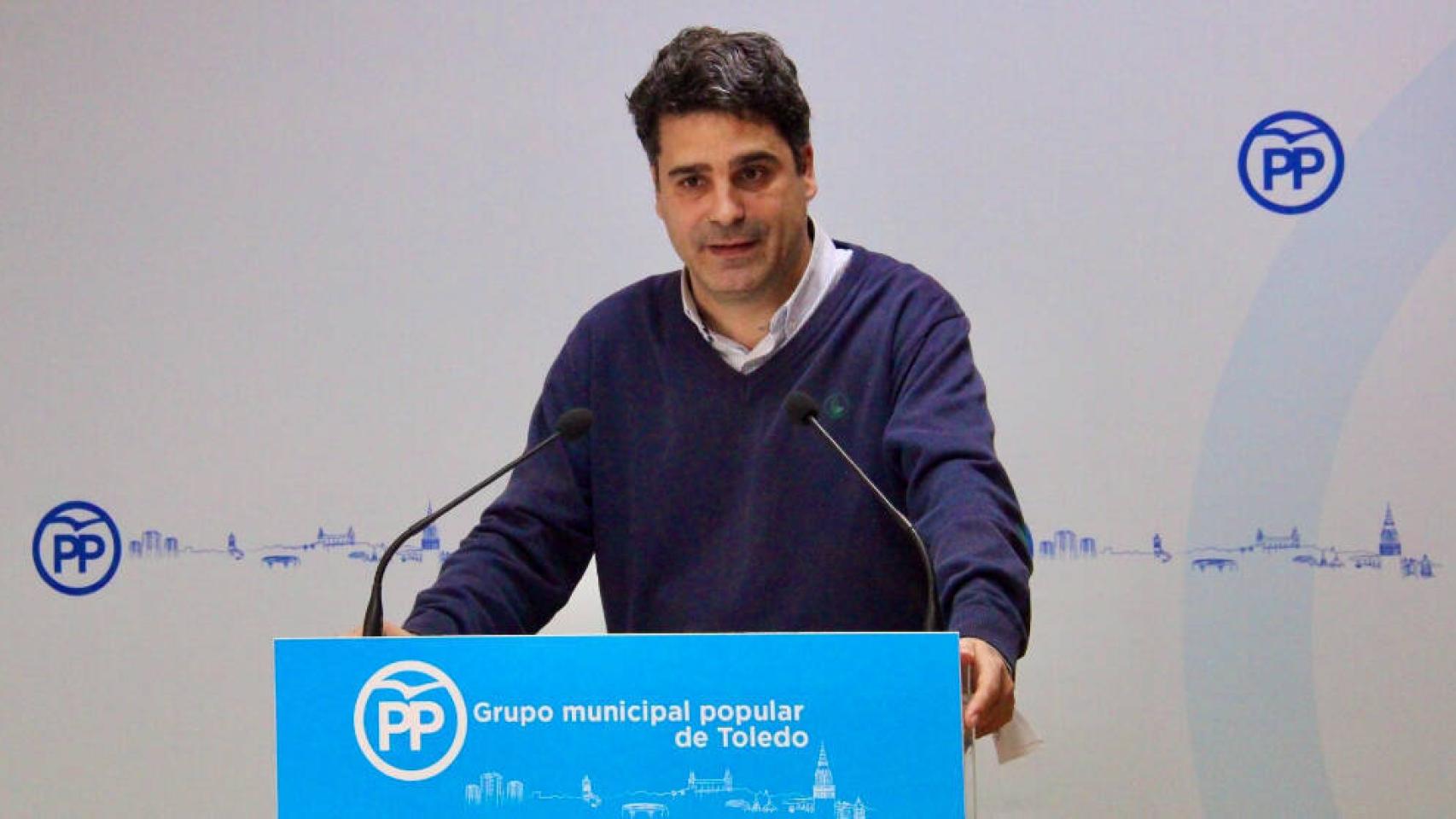 El concejal del PP toledano Juan José Alcalde