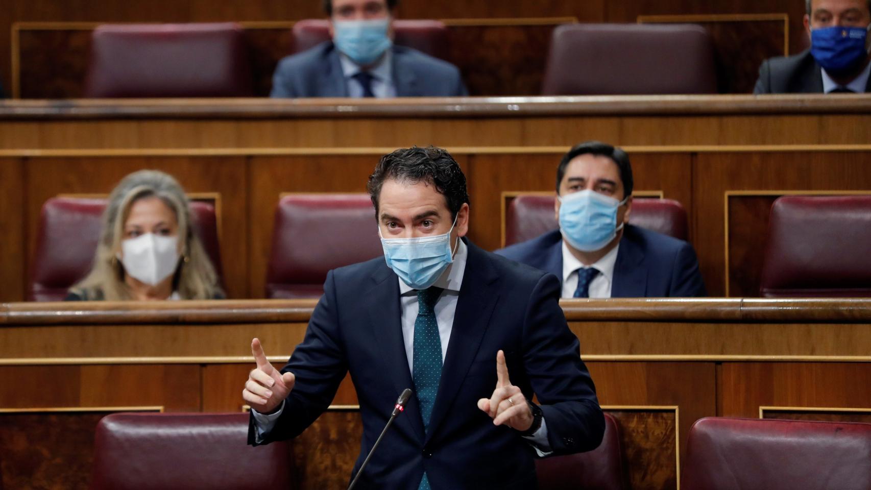 Teodoro García Egea, secretario general del PP, en el Congreso.