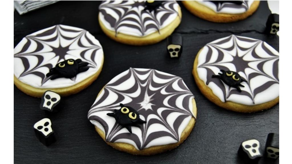 Galletas tela de araña (Halloween)