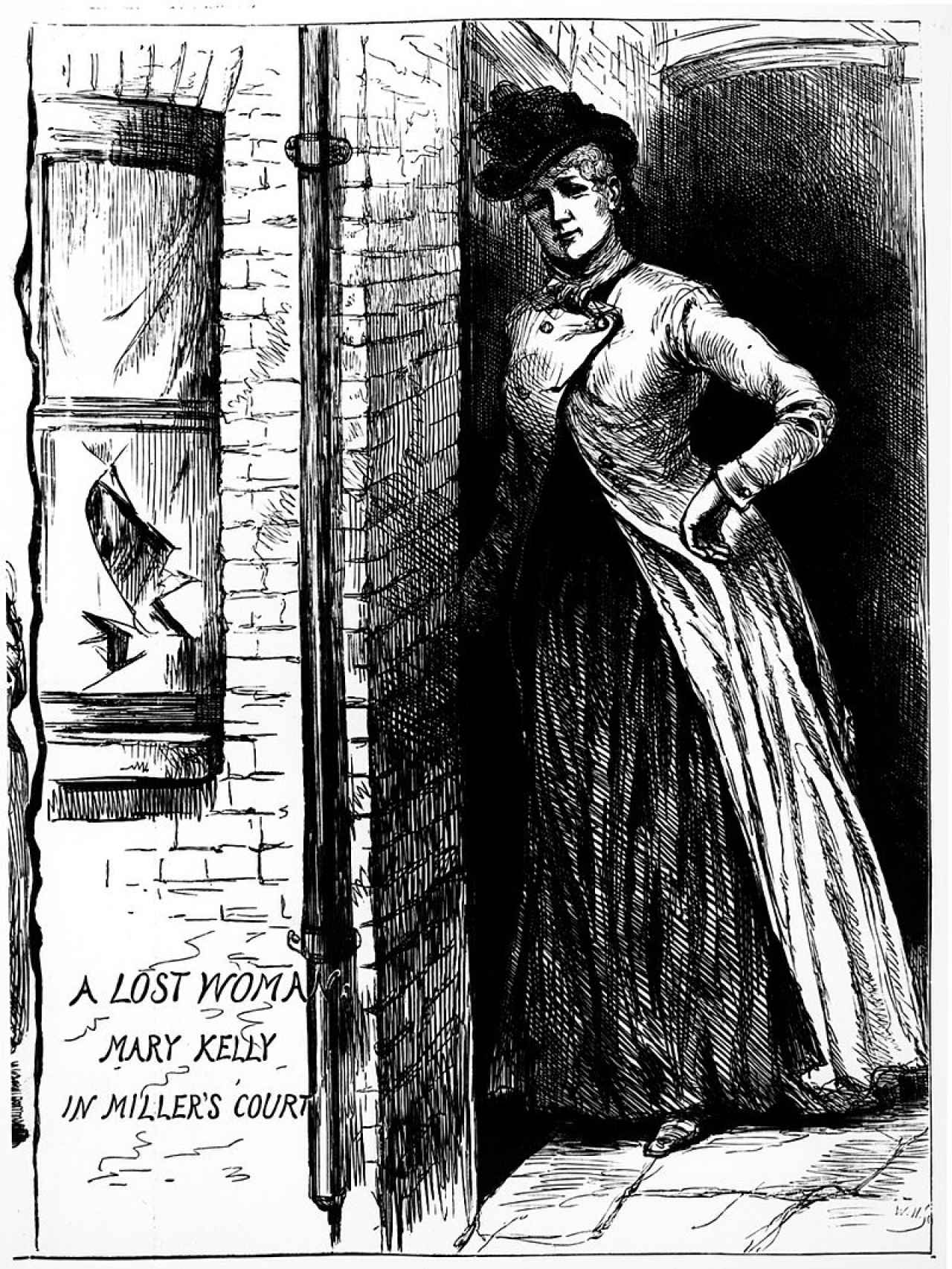 Mary Jane Kelly en el periódico 'Penny Illustrated Paper'.