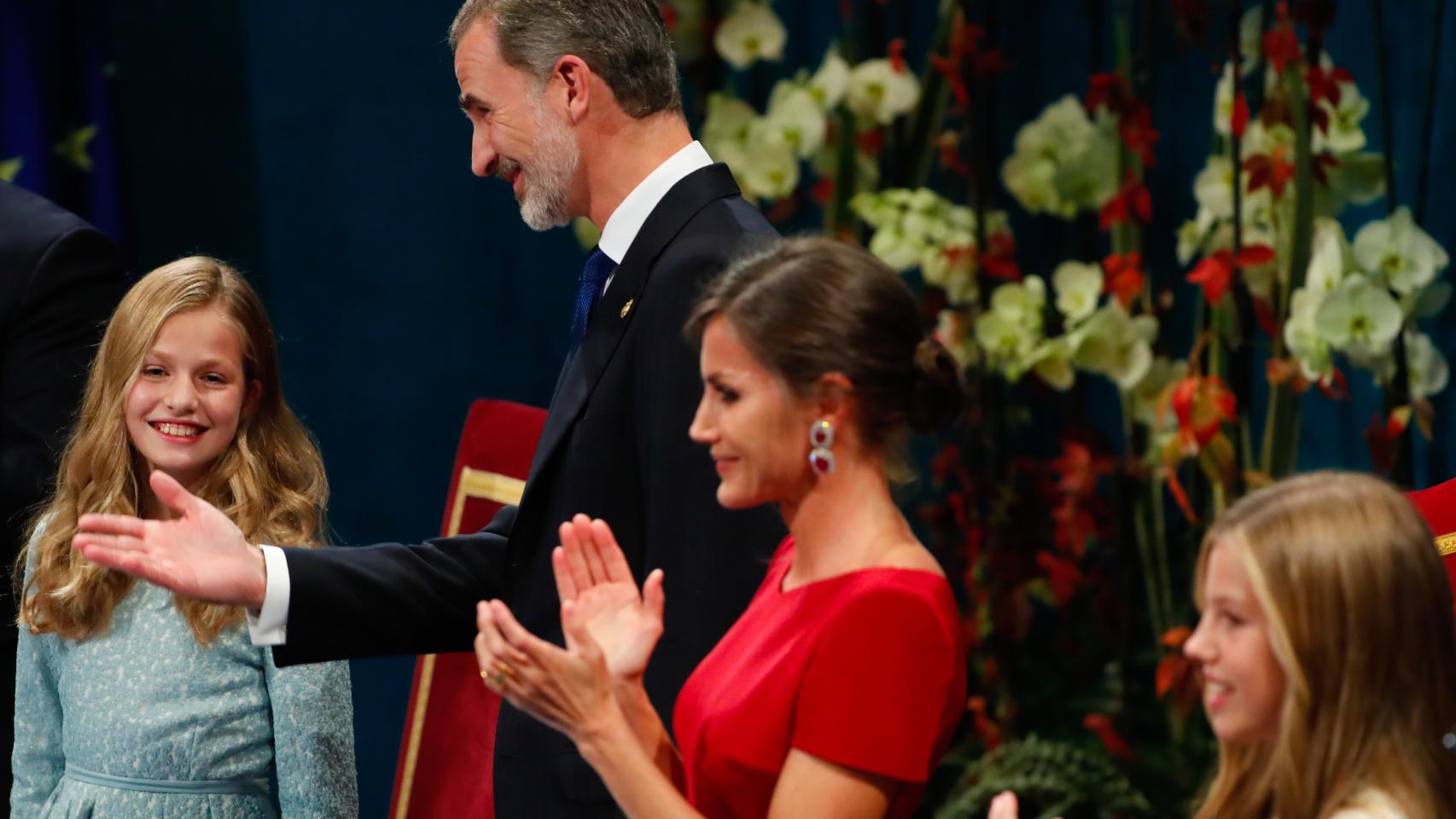 La Familia Real en los Premios Princesa de Asturias 2019.