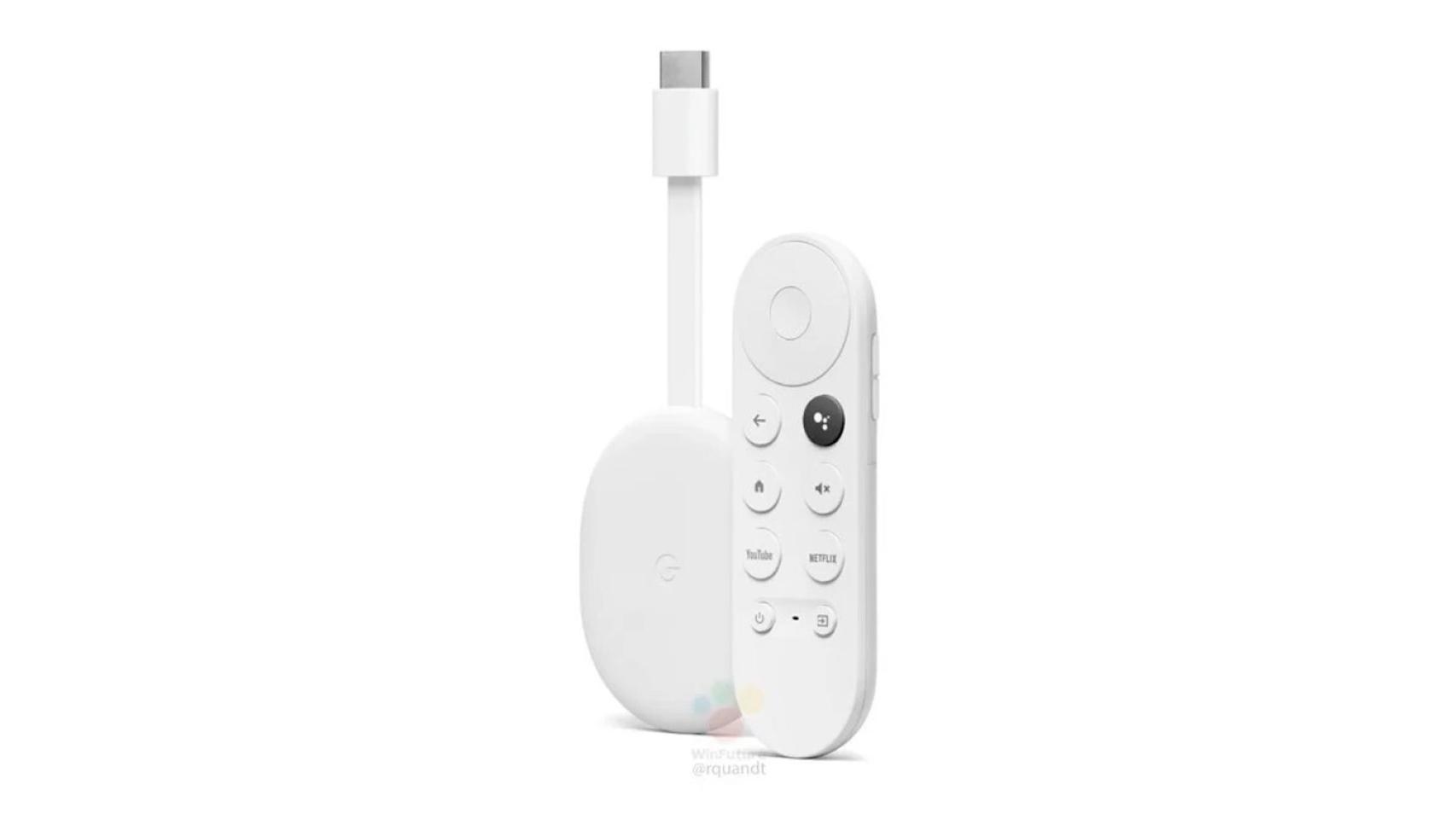 El Chromecast con Google TV aparece en vídeo junto a un altavoz gigantesco