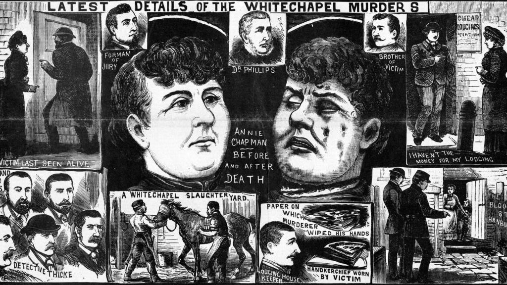 Portada del 'Illustrated Police News' dedicado a los asesinatos de Jack el Destripador.