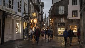 Imagen de archivo de las calles de Compostela