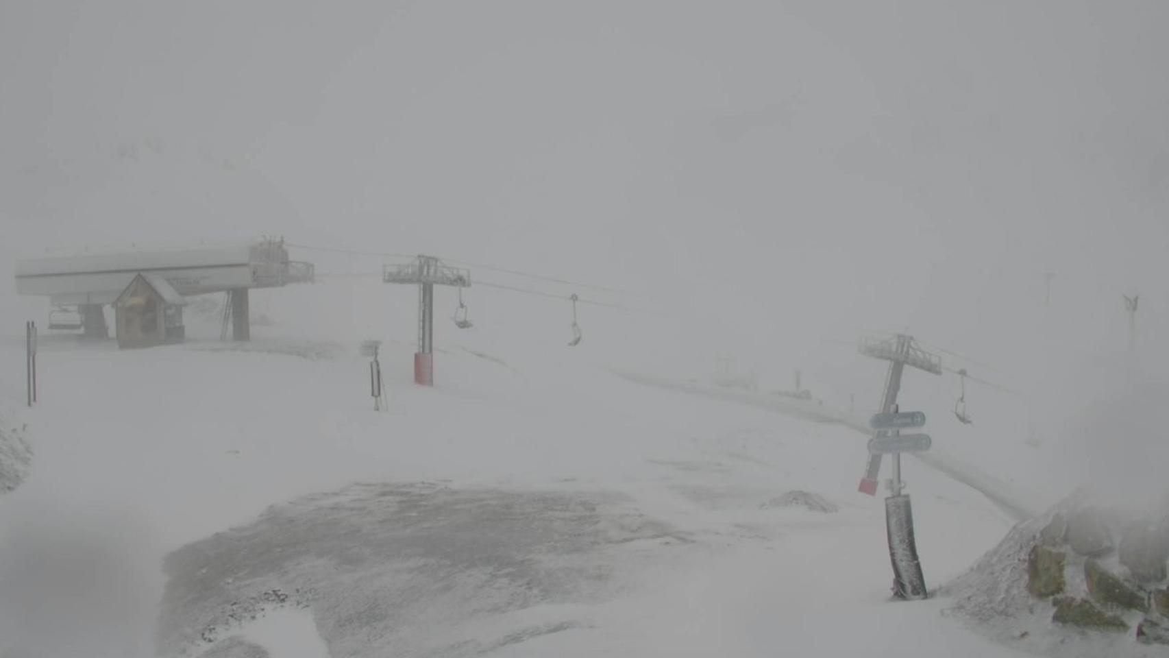 Imagen del Tourmalet nevad en septiembre