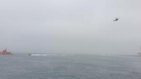 Un momento del simulacro de Salvamento Marítimo, hoy en A Coruña.