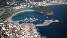 Puerto de Portonovo, donde trasladaron el cuerpo.