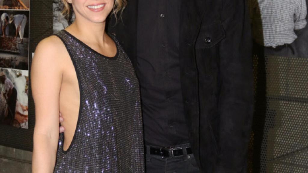 Shakira y Piqué, durante un evento en Barcelona.