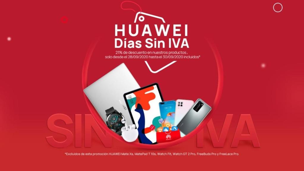 Días sin IVA de Huawei: móviles, relojes, ordenadores…