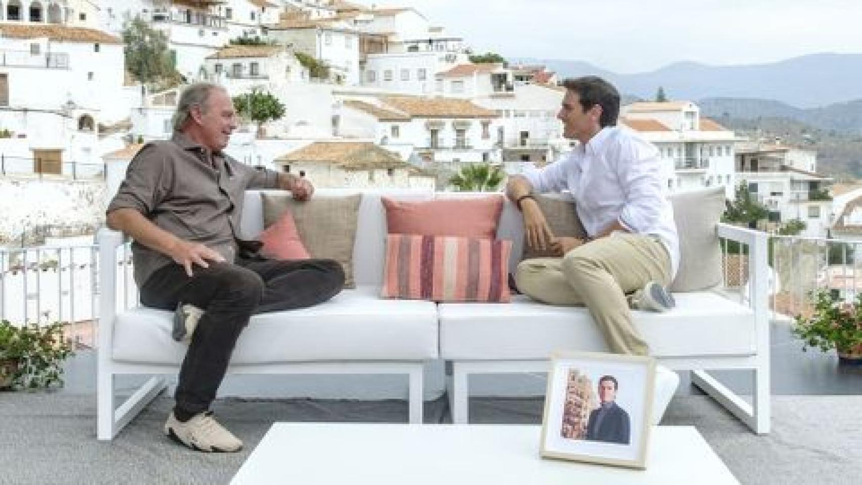 Albert Rivera, en su entrevista con Bertín en Telecinco.