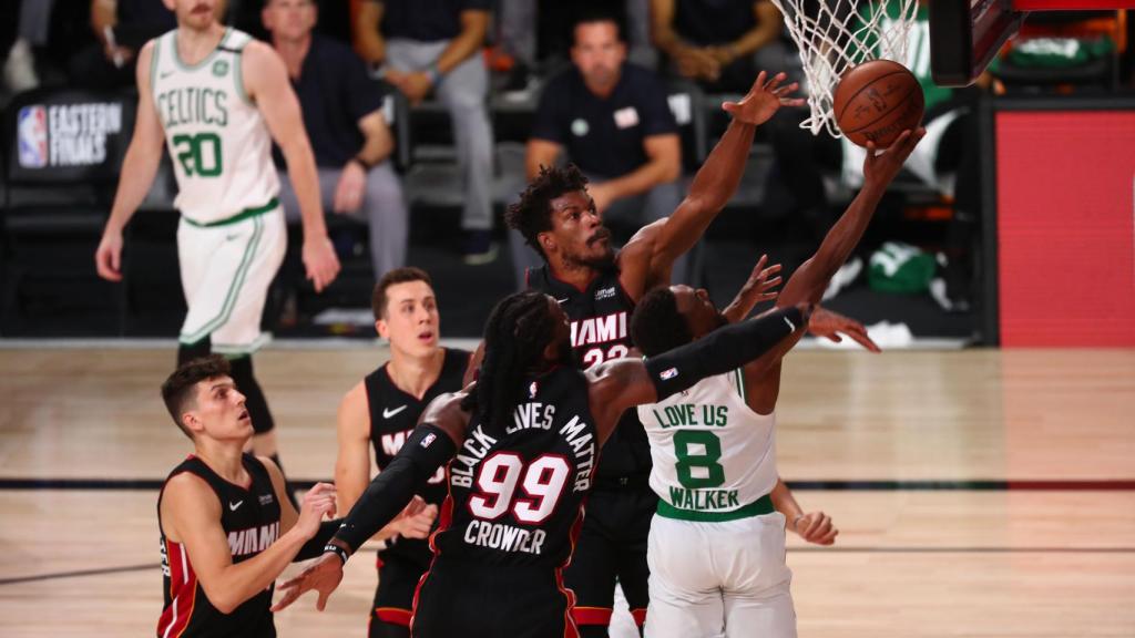 Jimmy Butler, contra los Boston Celtics