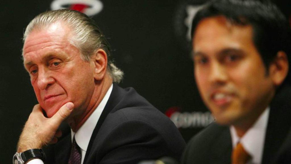 Pat Riley y Erik Spoelstra