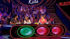 Carlos Jean, Isabel Pantoja y Edurne, en 'Idol Kids' (Telecinco).