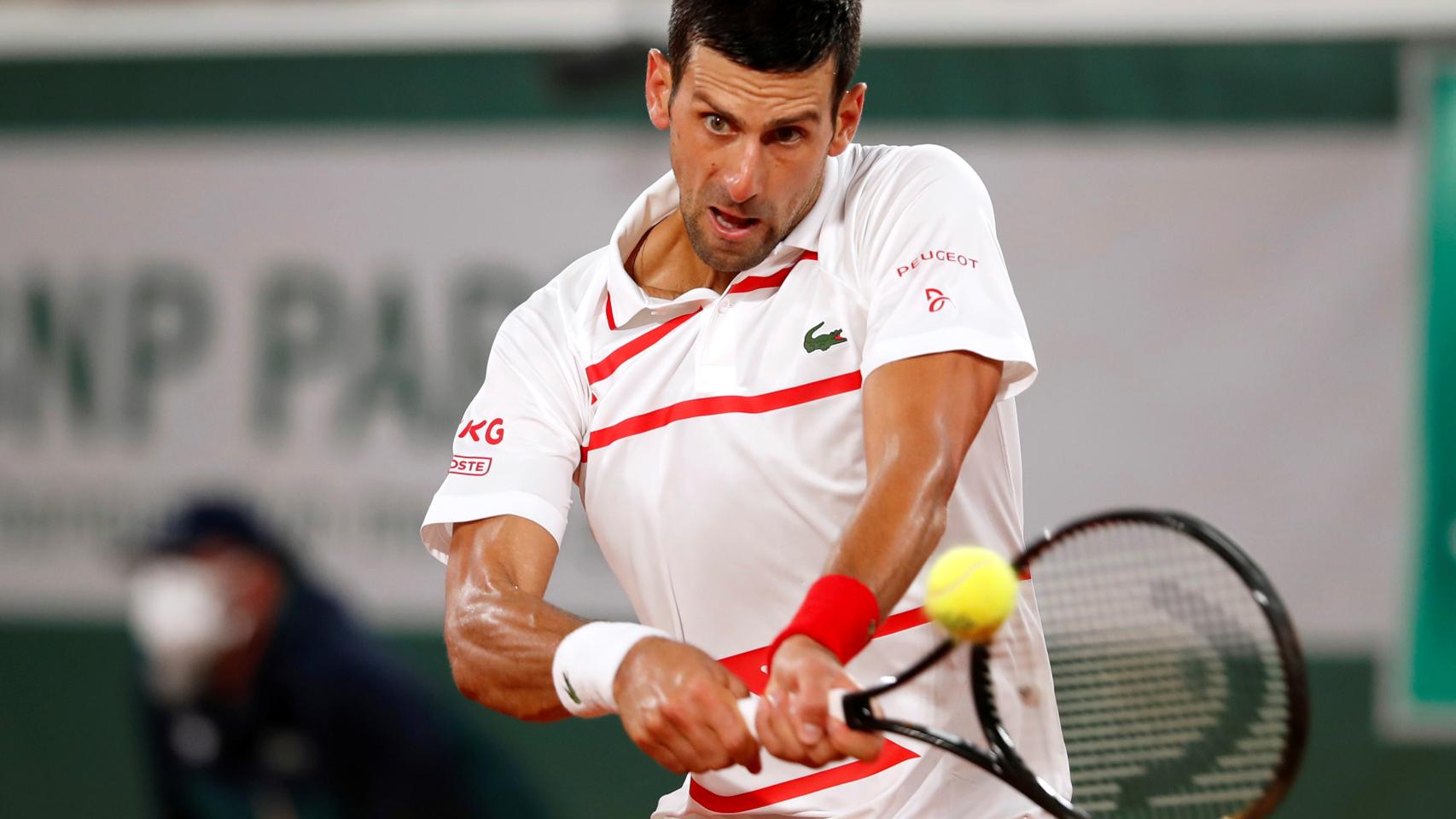 Novak Djokovic, en Roland Garros 2020