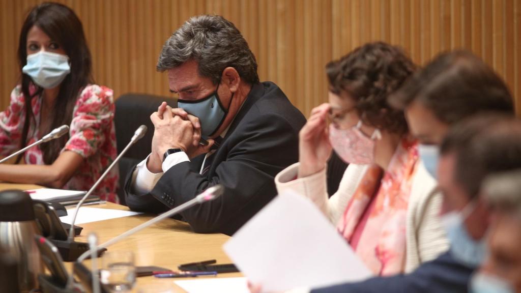 El ministro de Inclusión, Seguridad Social y Migraciones, José Luis Escrivá, durante una reunión del Pacto de Toledo.