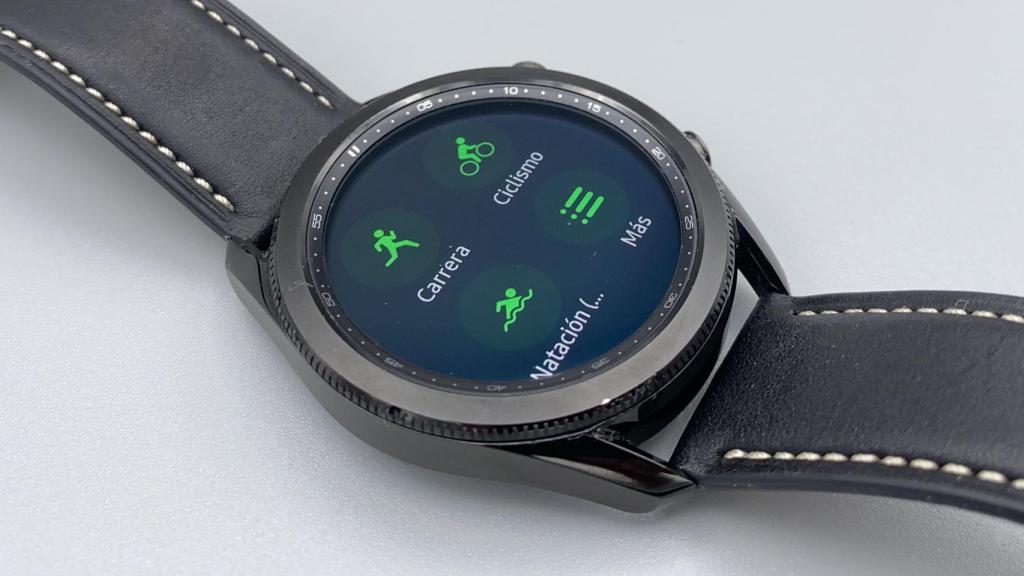 Desde la interfaz del Galaxy Watch 3 es posible iniciar todo tipo de ejercicios