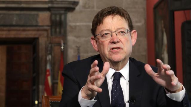 El presidente Valenciano, Ximo Puig, en el Palau de la Generalitat, en una imagen de archivo.