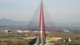 Puente atirantado de Talavera. Imagen de archivo