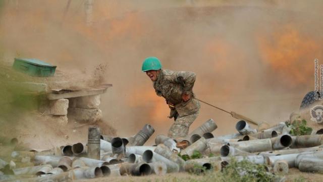 Los combates en la zona.