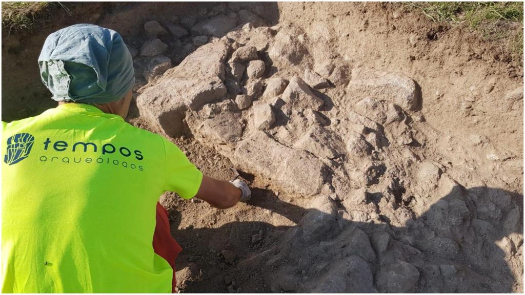 Una excavación en Proendos (Lugo) saca a la luz restos arqueológicos de este yacimiento