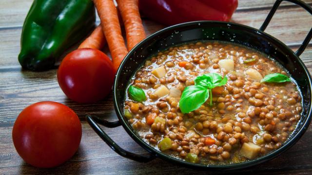 Receta de lentejas bajas en calorías