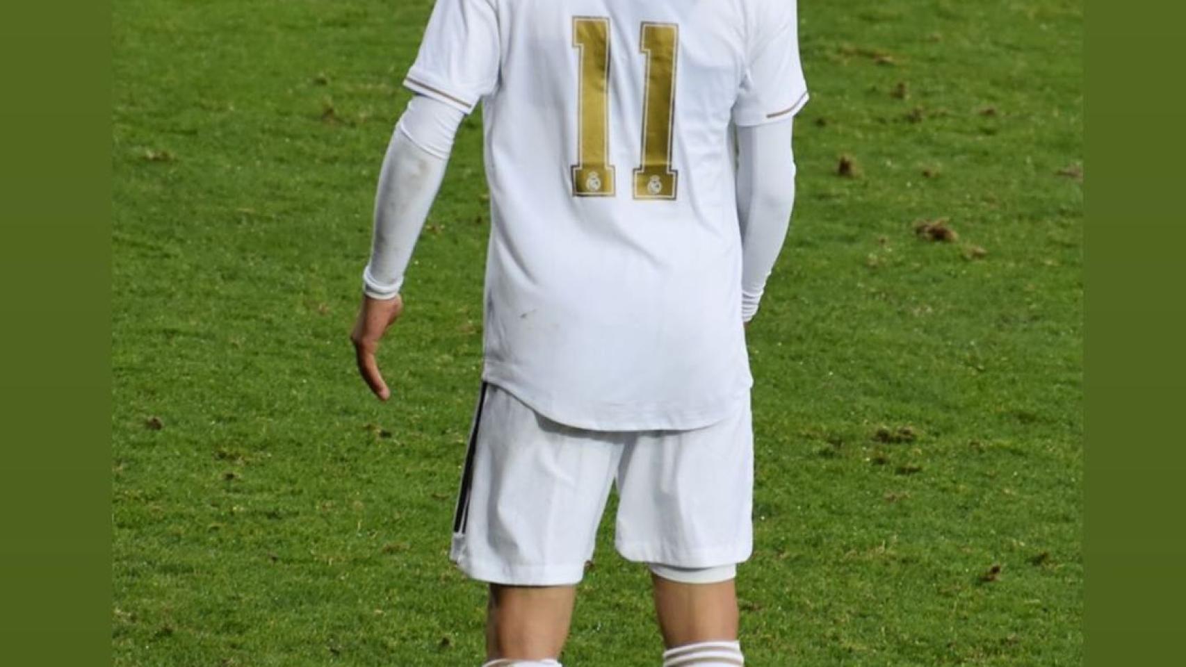 Álvaro Martín, con el Juvenil A del Real Madrid