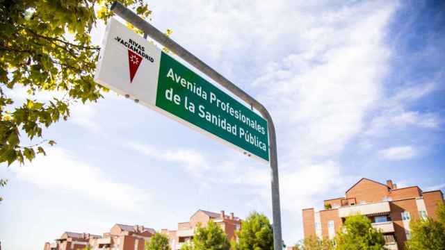 La nueva avenida Profesionales de la Sanidad Pública de Rivas-Vaciamadrid.