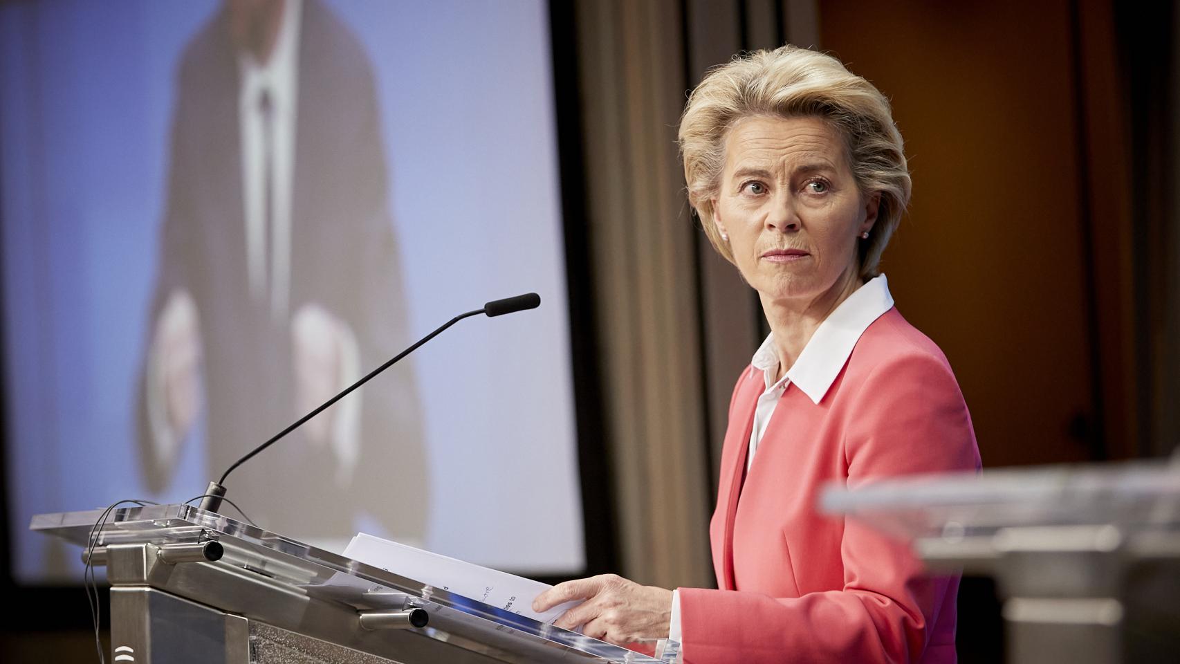 La presidenta de la Comisión Europea, Ursula von der Leyen