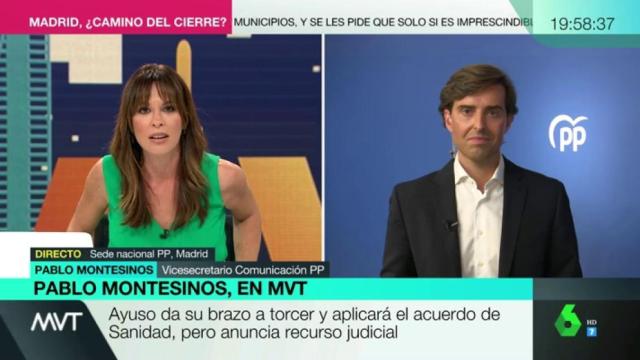 Mamen Mendizábal y Pablo Montesinos (laSexta)