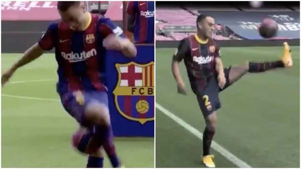 El 'show' de Sergiño Dest con el Barça