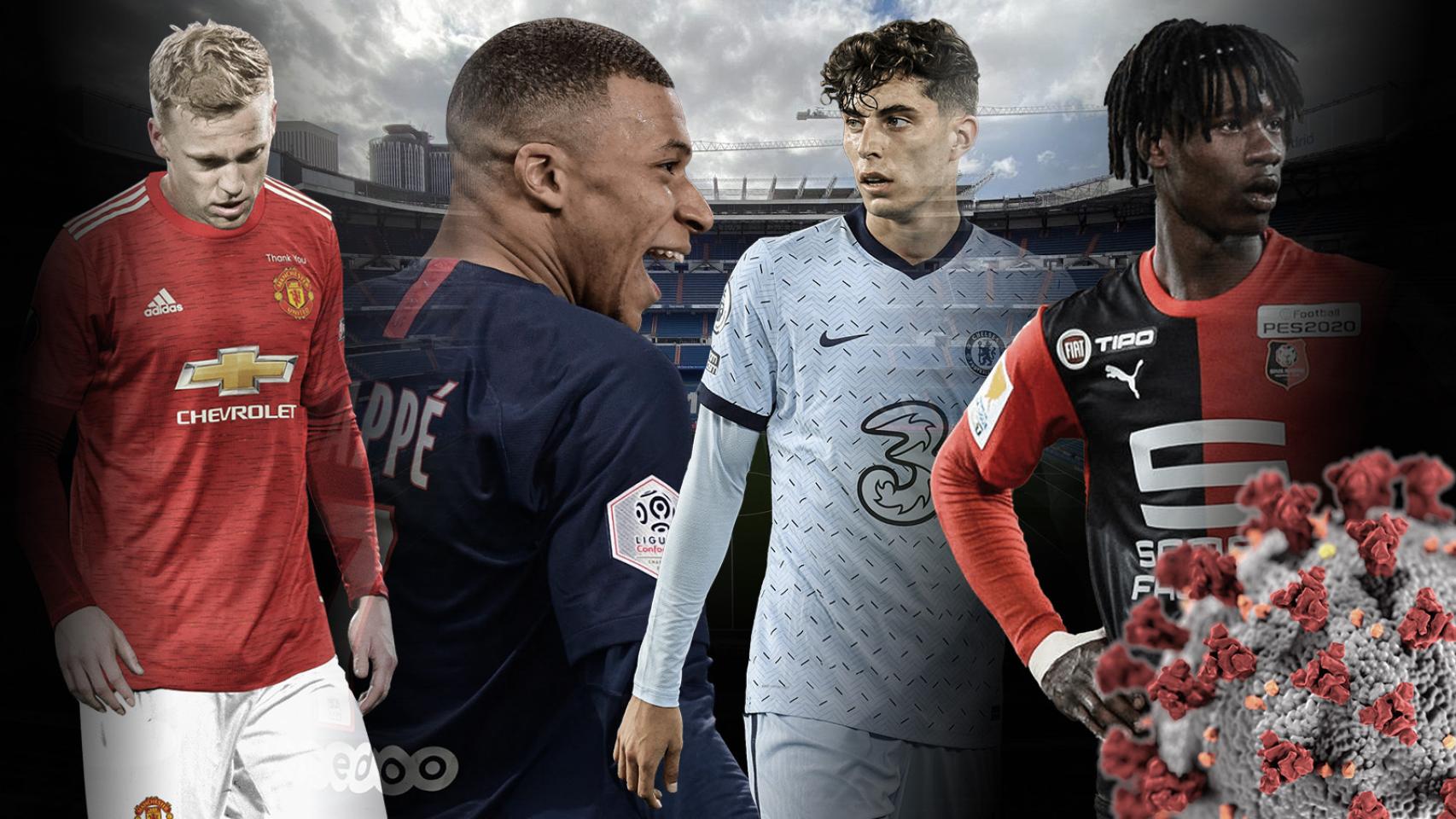 Van de Beek, Mbappé, Havertz y Camavinga