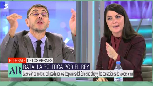 Monedero y Olona en 'El programa de Ana Rosa'.