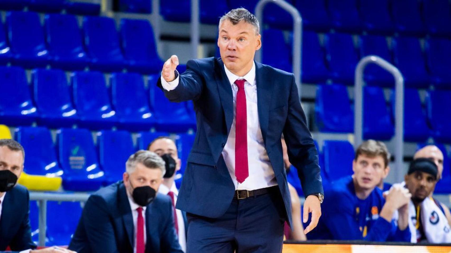 Jasikevicius, en el banquillo del Barcelona