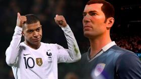 Mbappé y Zidane en FIFA