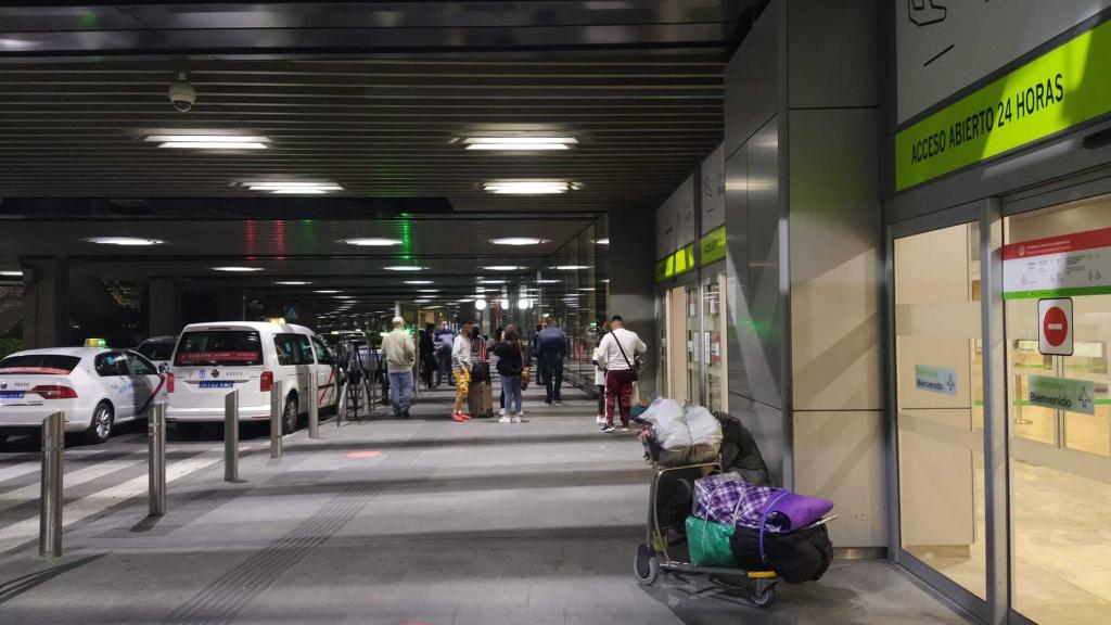 Una de las entradas del aeropuerto de Madrid-Barajas Adolfo Suárez.