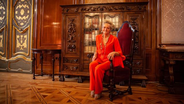 María Luis Segoviano, en la biblioteca del Tribunal Supremo.