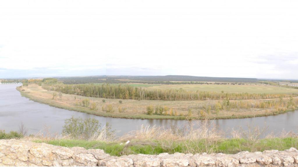 El río Duero a su paso por Castronuño