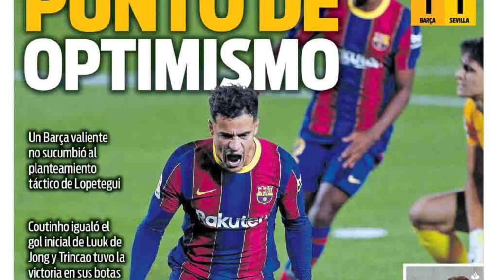 La portada del diario SPORT (05/10/2020)